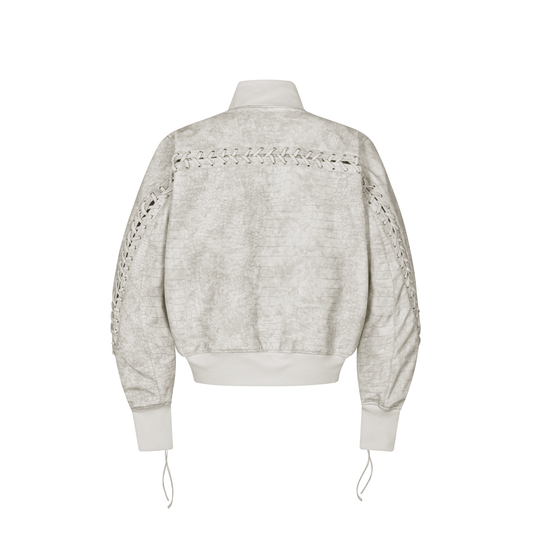 MDC STITCH OLIVE CROCODILE BOMBER