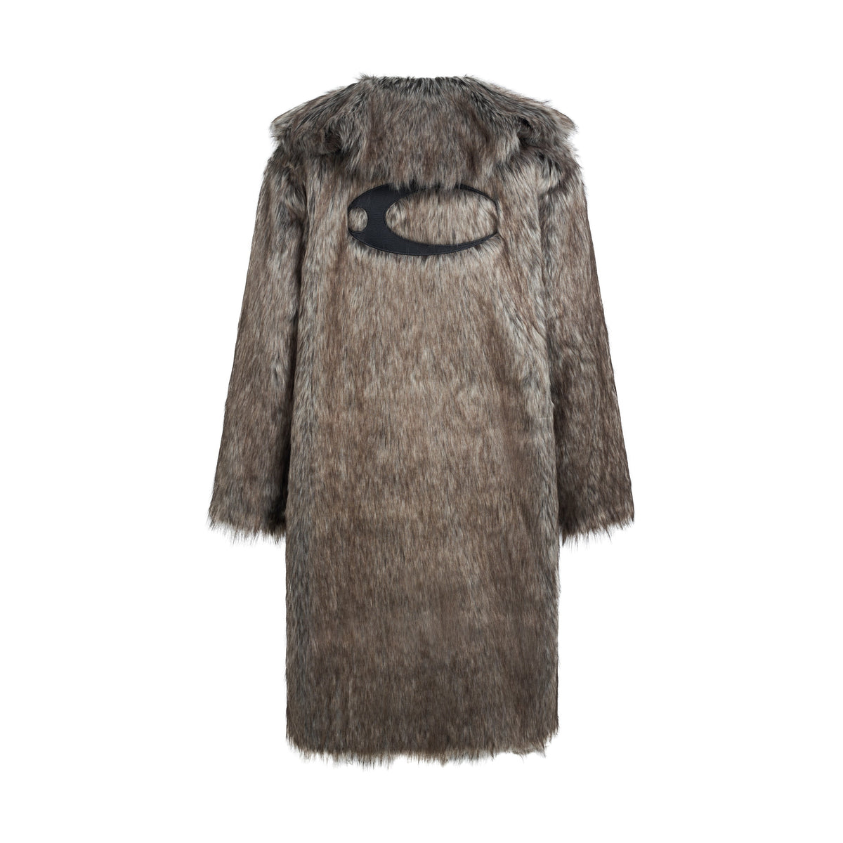 CZ FAUX FUR LONGCOAT ( BEIGE )