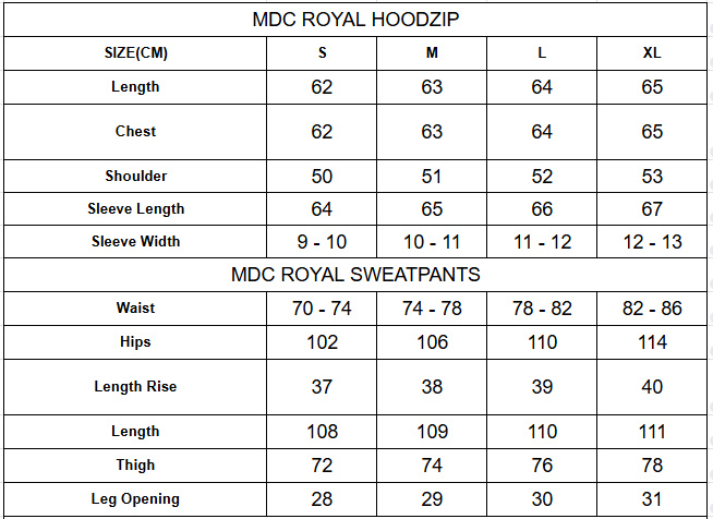 MDC ROYAL TRACKSUIT