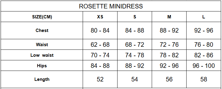 ROSETTE MINIDRESS
