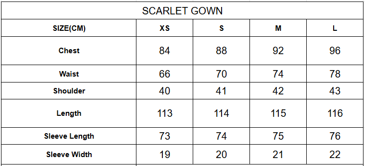 SCARLET GOWN