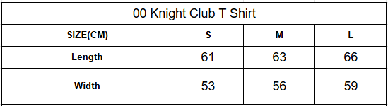 00 Knight Club T Shirt