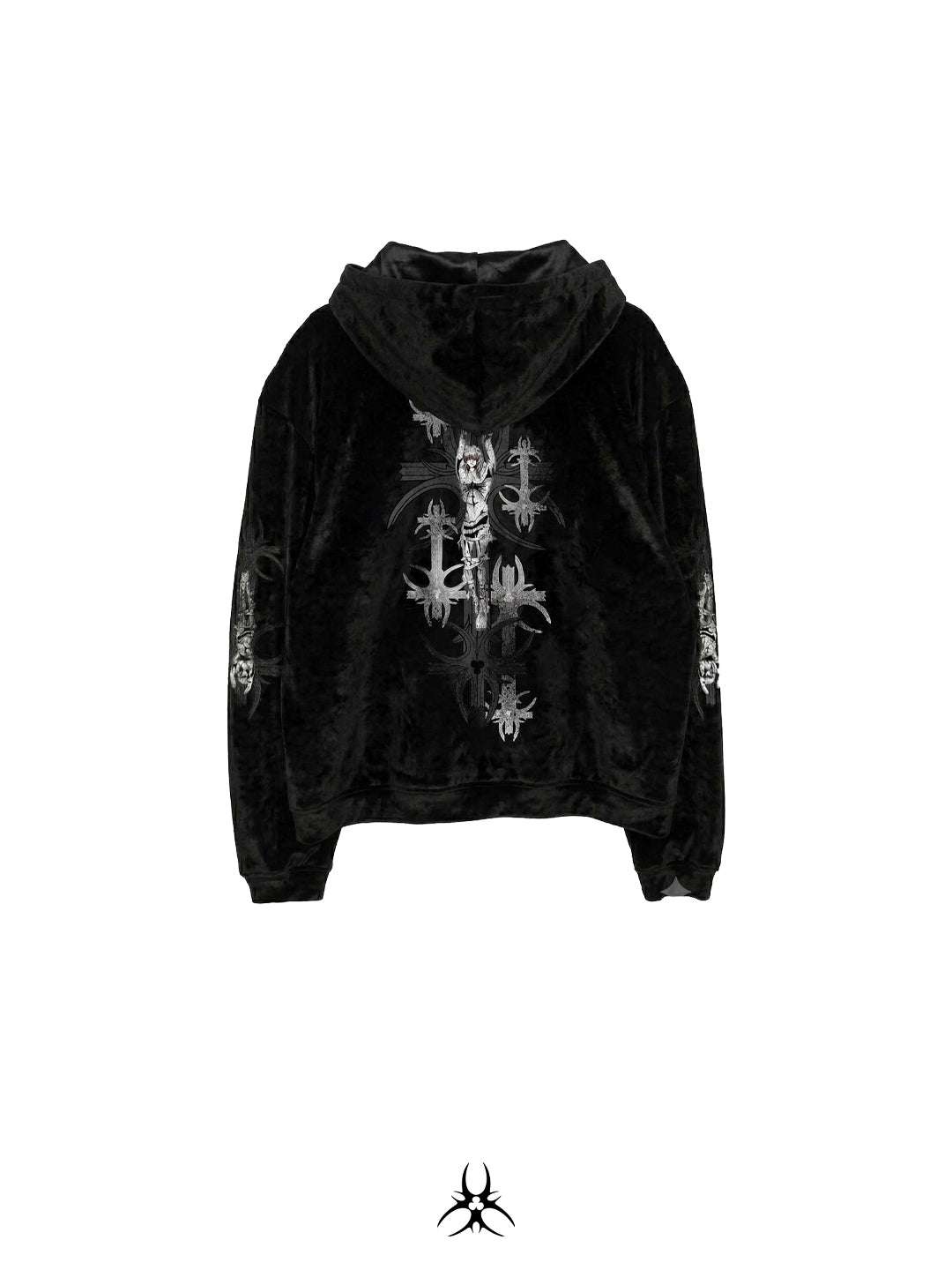 MAISON DE CROSS HOODZIP