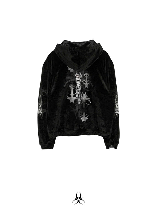 MAISON DE CROSS HOODZIP