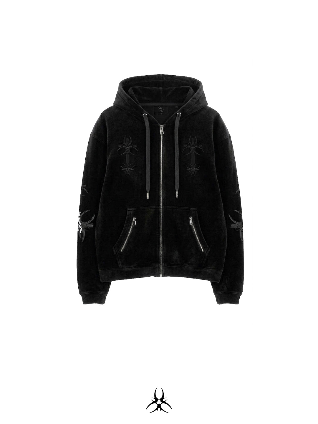 MAISON DE CROSS HOODZIP