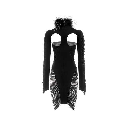Eclipse Ribbed Cut-Out Dress