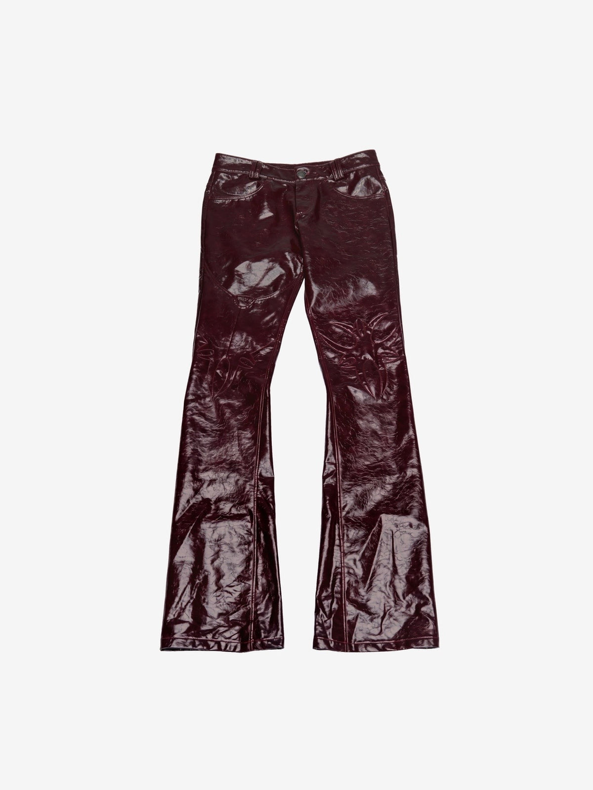 XXX RITUAL LEATHER RED PANTS