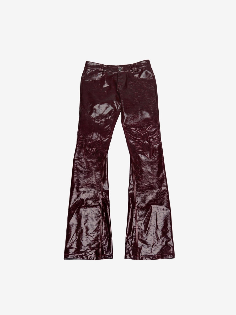 XXX RITUAL LEATHER RED PANTS