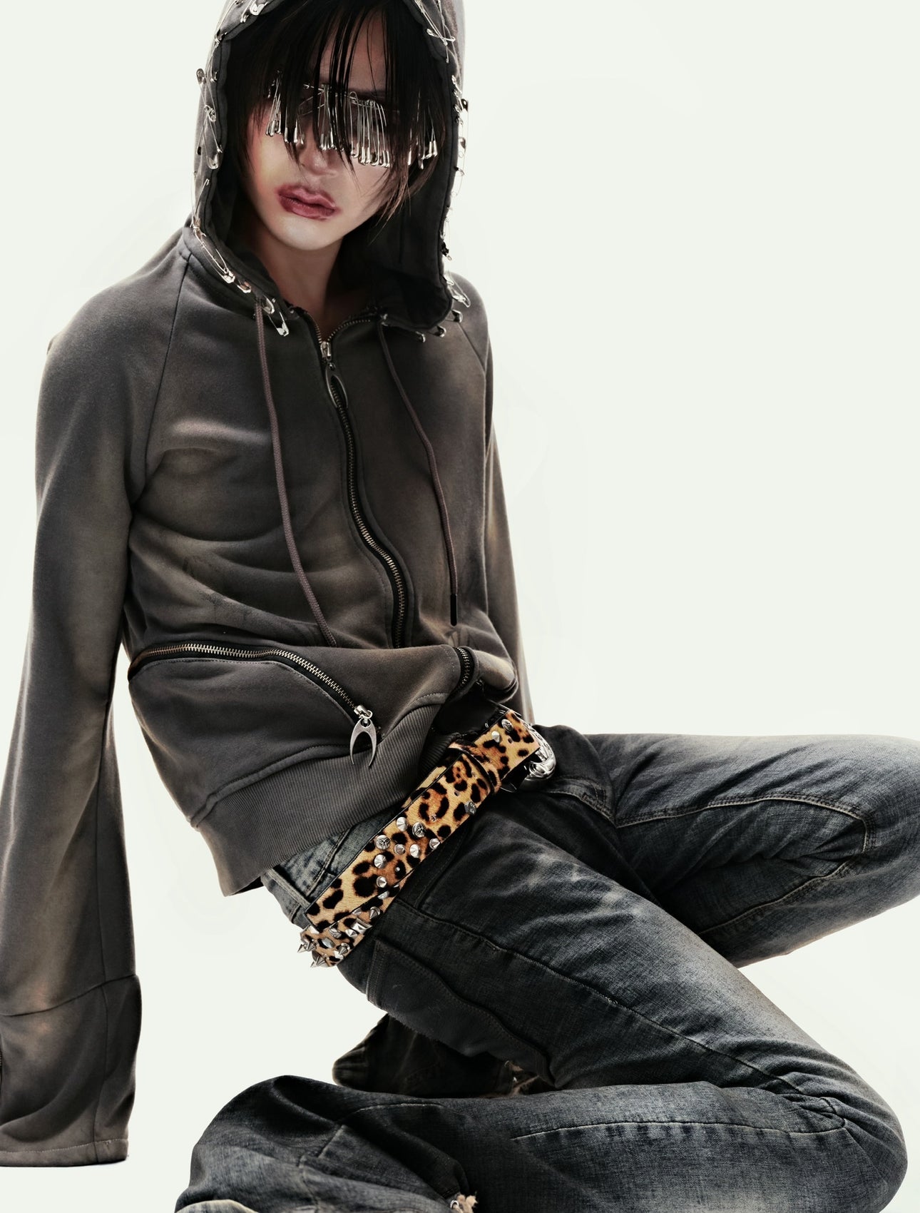 EPL BROWN WAXED HOODZIP