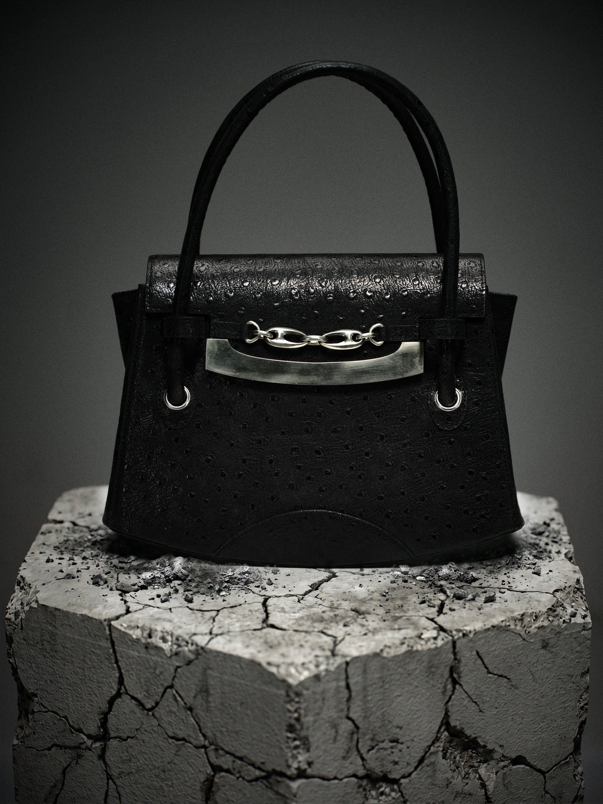 ARC HARDWARE OSTRICH BAG