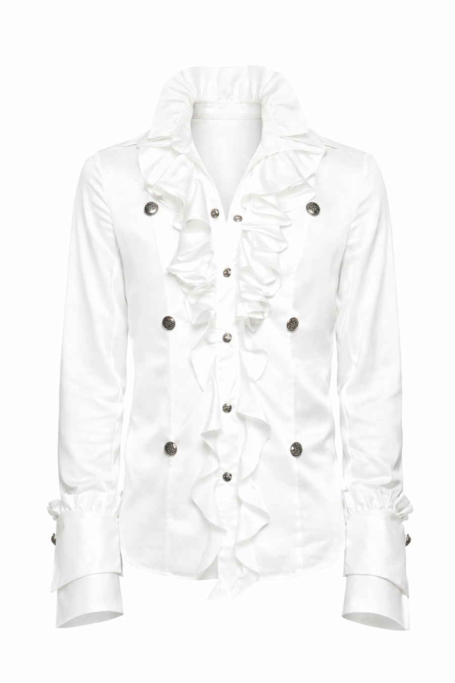 SILENT V COURT RUFFLE SHIRT
