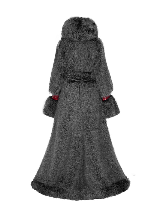 BLACK WOLF CEREMONIAL COAT