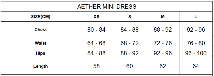 AETHER MINI DRESS