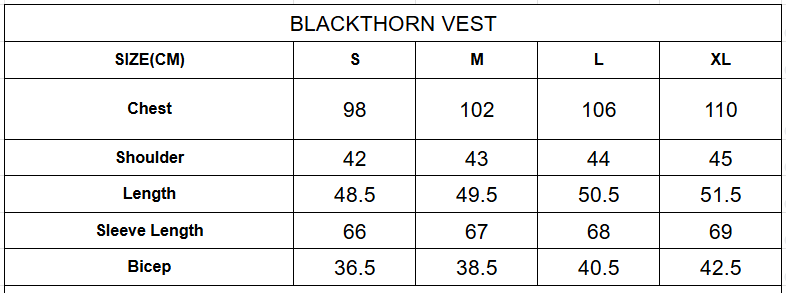 BLACKTHORN VEST