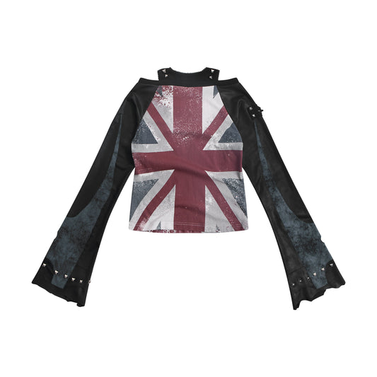 EPL GRUNGE LEATHER LONGSLEEVE