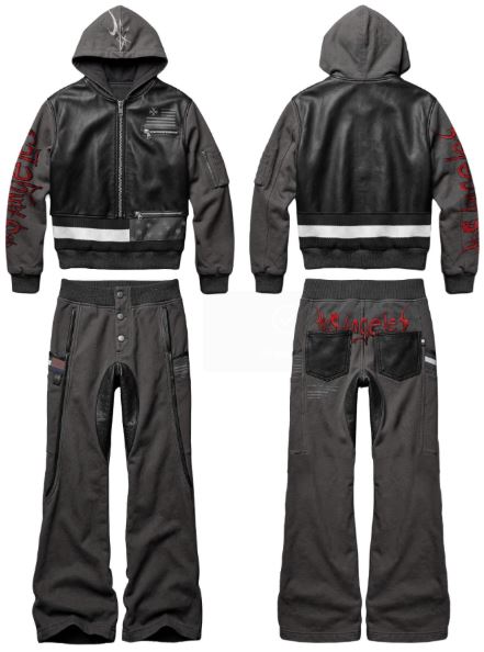 MDC LOS ANGELES LEATHER TRACKSUIT