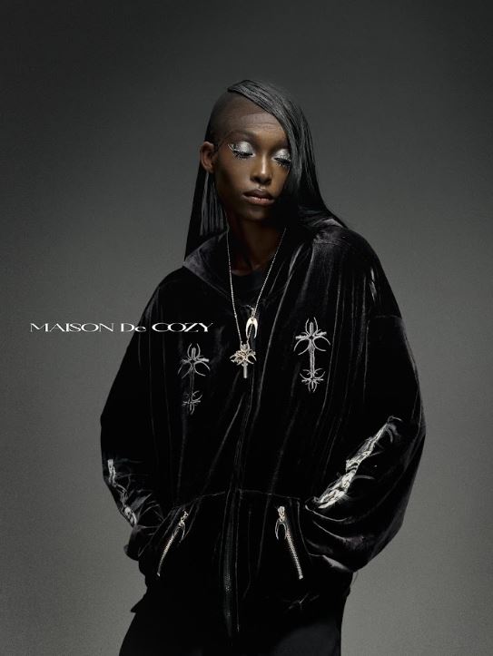 MAISON DE CROSS HOODZIP