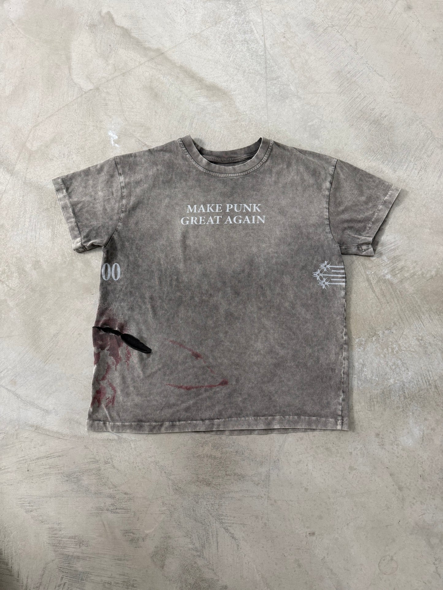 MPGAG WAXED GREY SHIRT