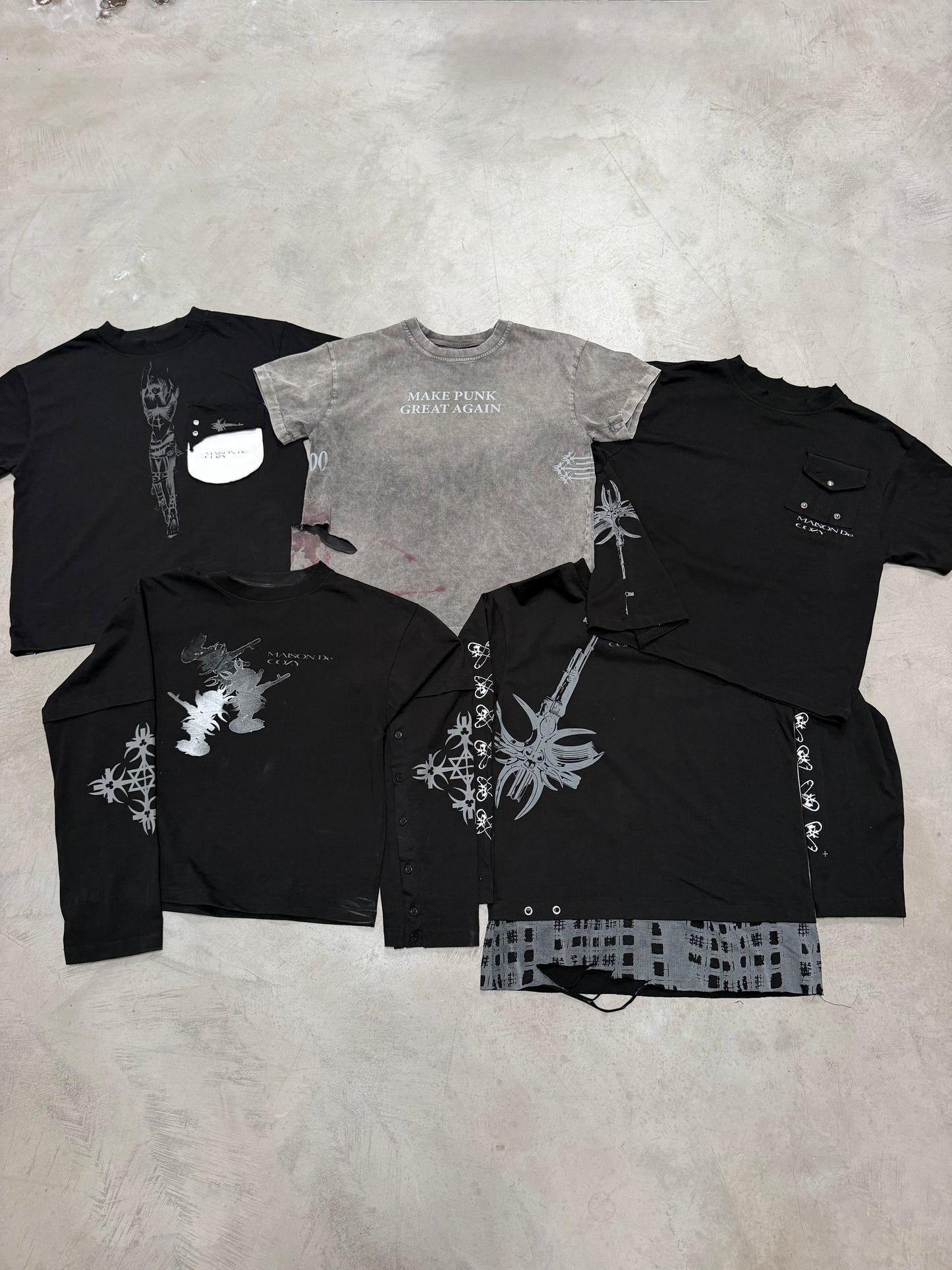 MPGAG WAXED GREY SHIRT