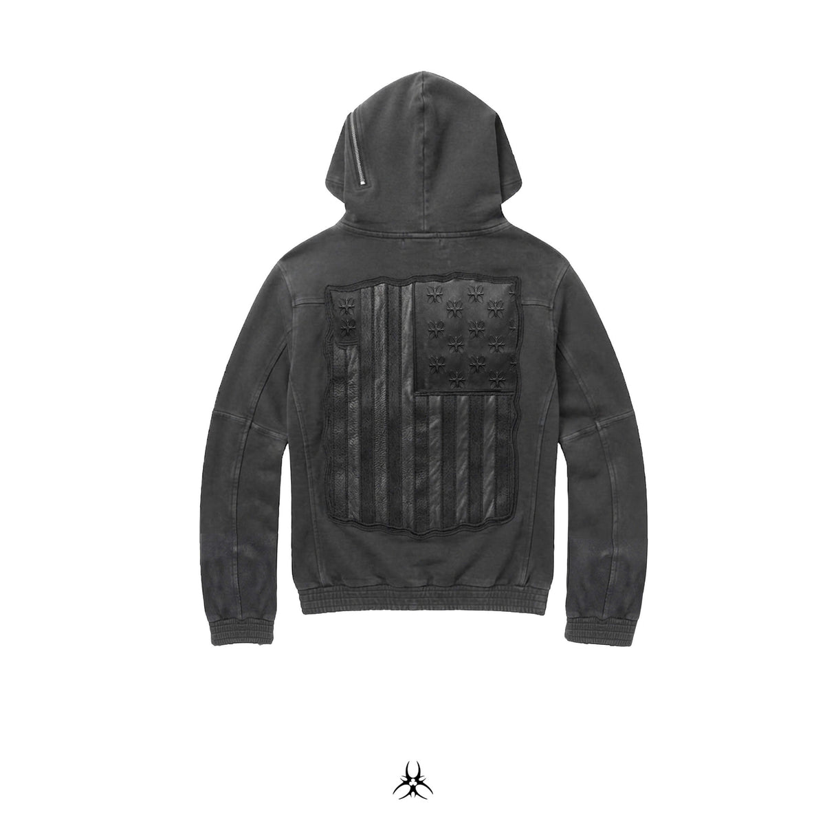 MDC USA FLAG LEATHER WAXED TRACKSUIT