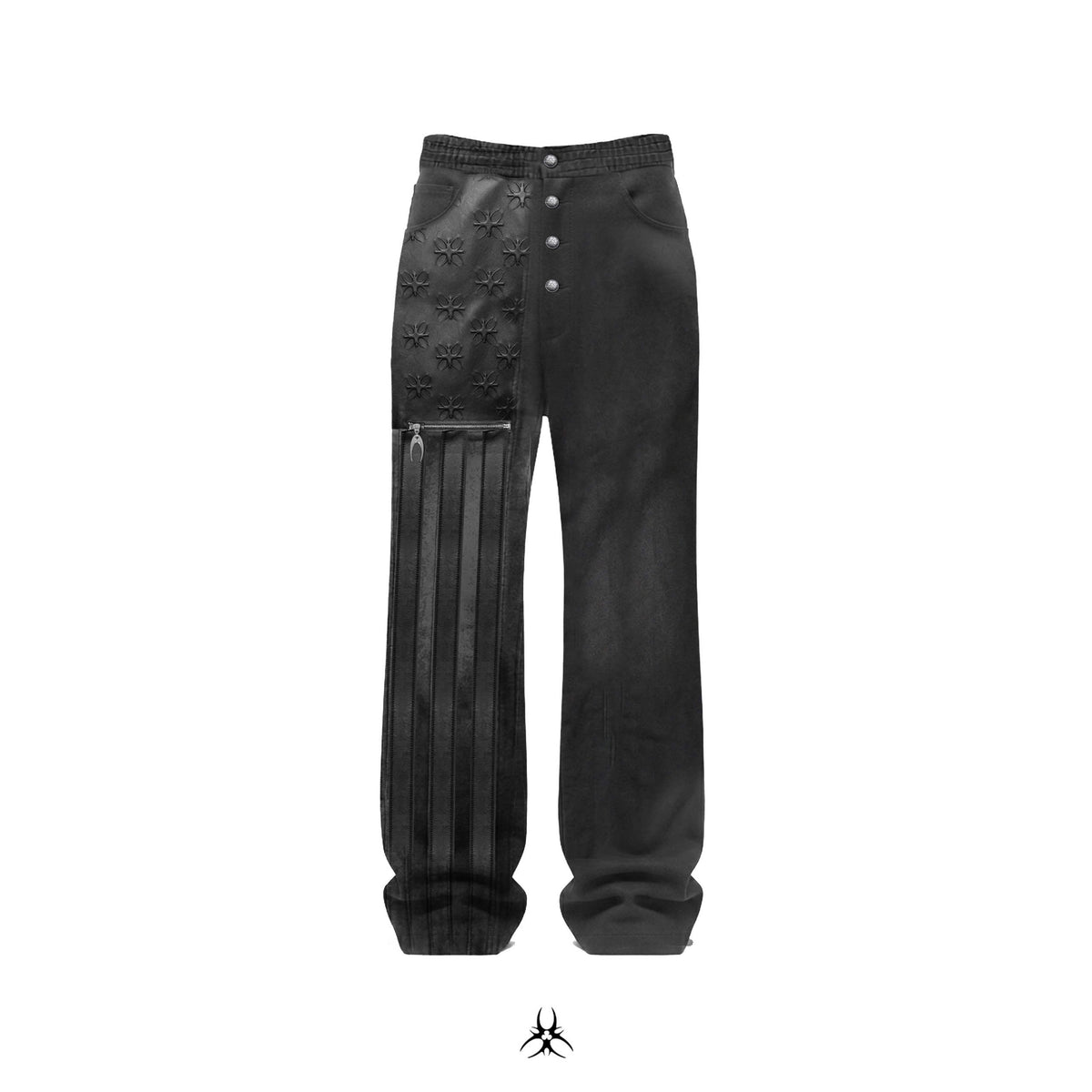 MDC USA FLAG LEATHER WAXED TRACKSUIT