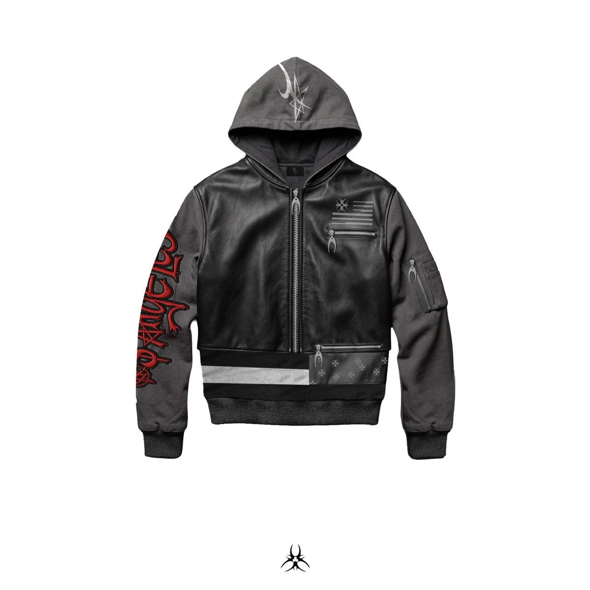 MDC LOS ANGELES LEATHER TRACKSUIT