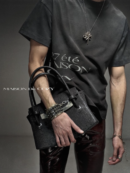ARC HARDWARE OSTRICH BAG