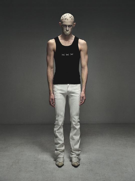 XXX WHITELINE CROCODILE JEANS