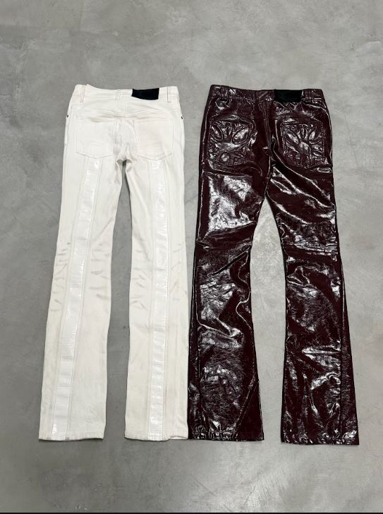XXX RITUAL LEATHER RED PANTS