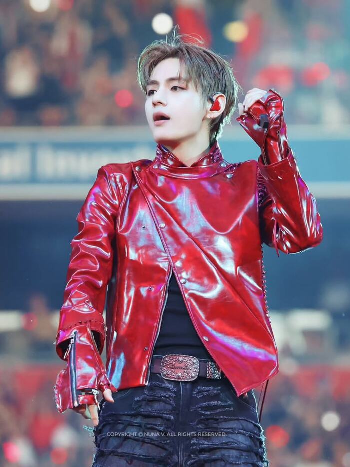 V wearing Maison de Cozy