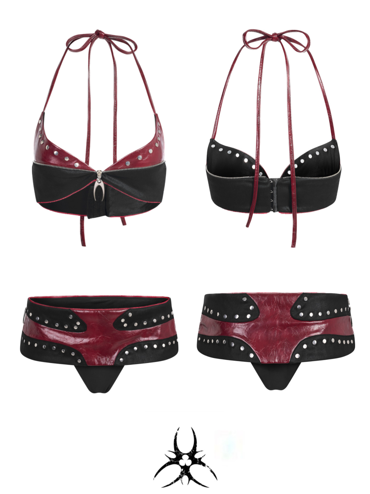 CRIMSON VENOM LEATHER SET